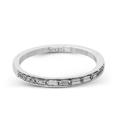 Baguette Diamond Band by Simon G