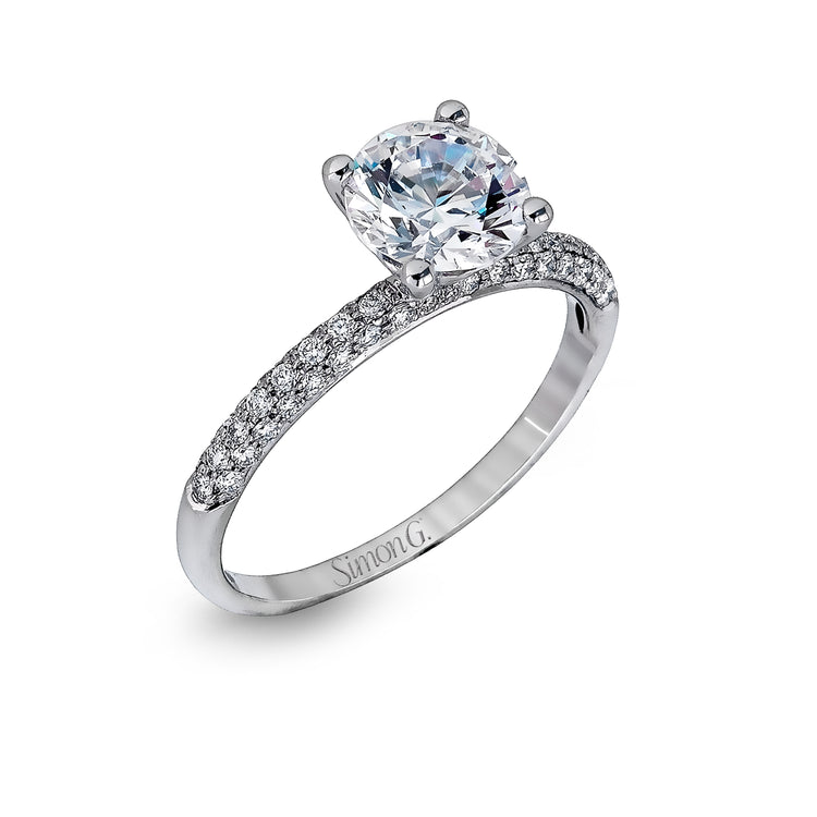 Micro Pave Diamond Ring Setting by Simon G