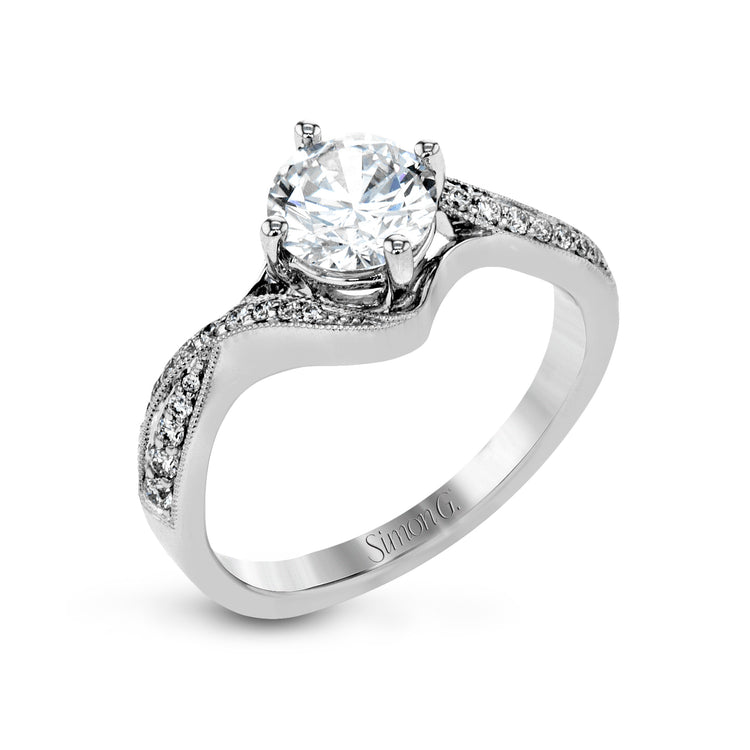 Twist Diamond Ring Setting by Simon G