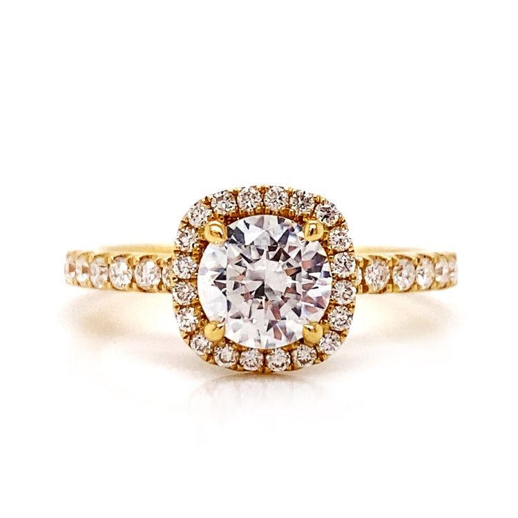 Carmella Diamond Ring Setting by Kirk Kara