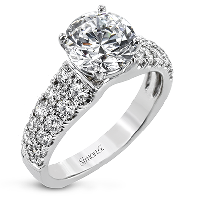Wide Diamond Ring Setting by Simon G