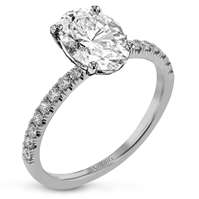 Oval Diamond Ring Setting by Simon G