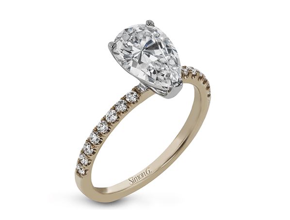 Pear Diamond Ring Setting by Simon G