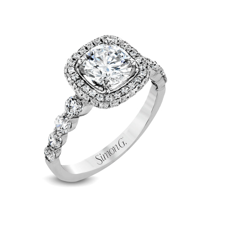 Halo Diamond Ring Setting by Simon