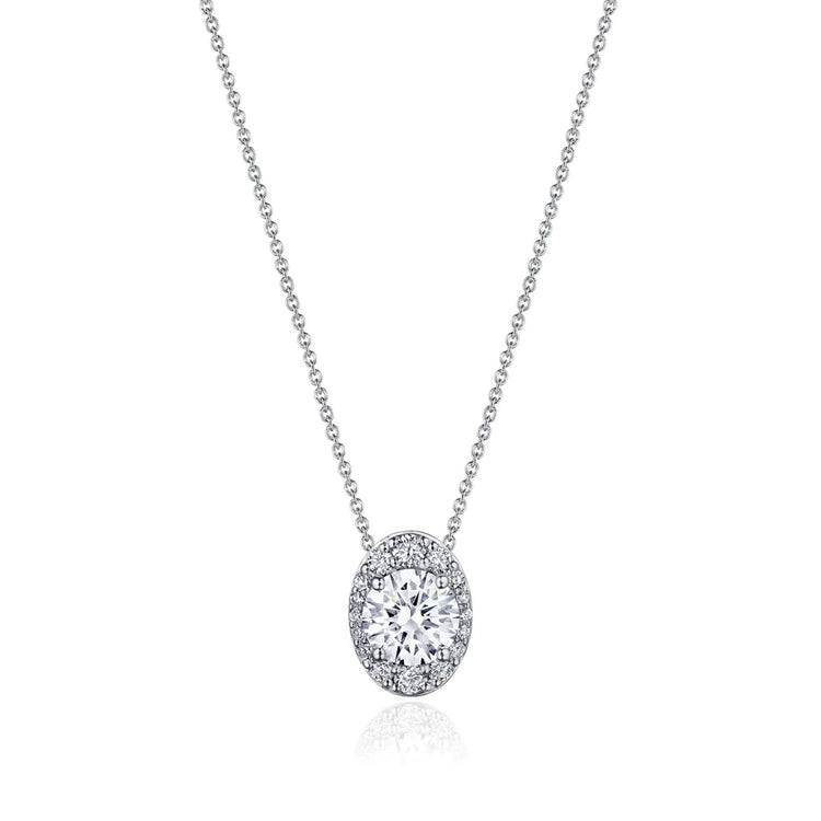 Oval Bloom Diamond Necklace by Tacori