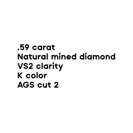 .59CT Round Brilliant Cut Diamond