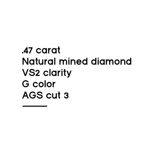 .47CT Round Brilliant Cut Diamond