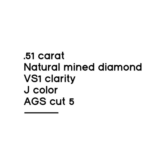 .51CT Round Brilliant Cut Diamond