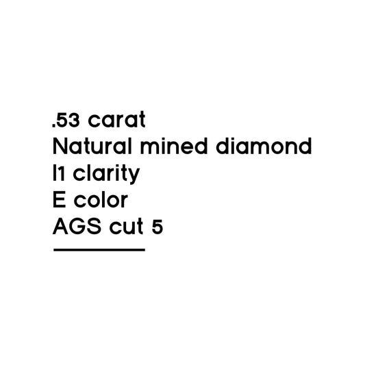 .53CT Round Brilliant Diamond