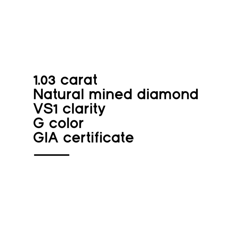 1.03CT Emerald Cut Diamond