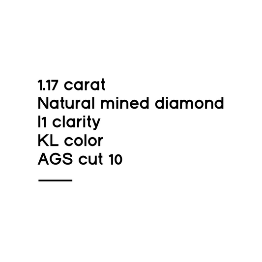 1.17CT Round Brilliant Cut