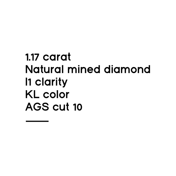 1.17CT Round Brilliant Cut
