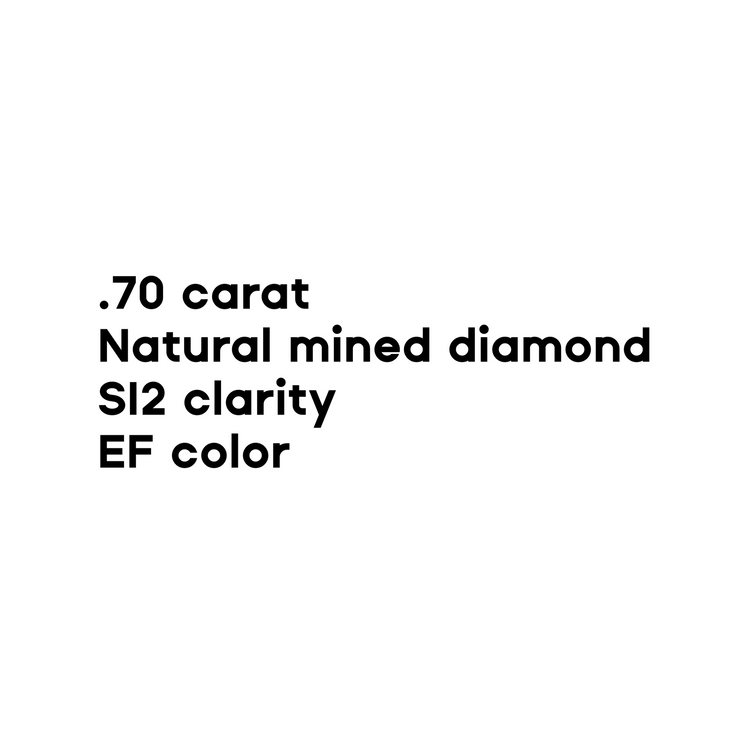.70CT Round Brilliant Cut Diamond