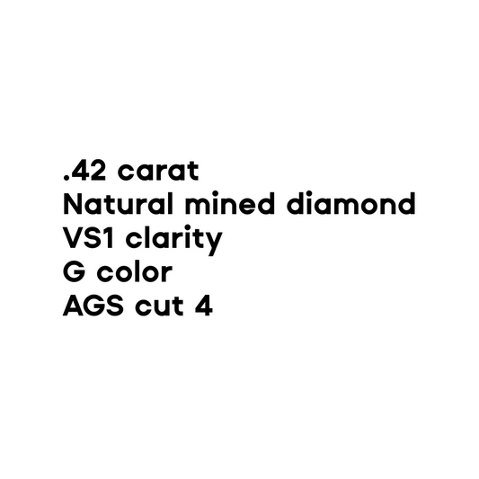.42CT Round Brilliant Cut Diamond