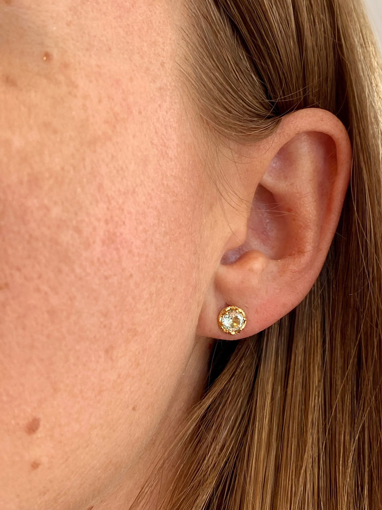 Prasiolite Studs by Tacori