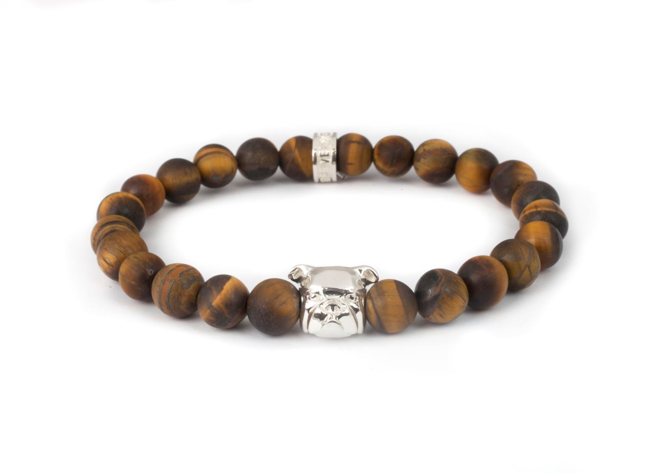 Bracelet Pour Femme En Argent Avec Motif Bulldog Anglais - Neuf Avec étiquettes