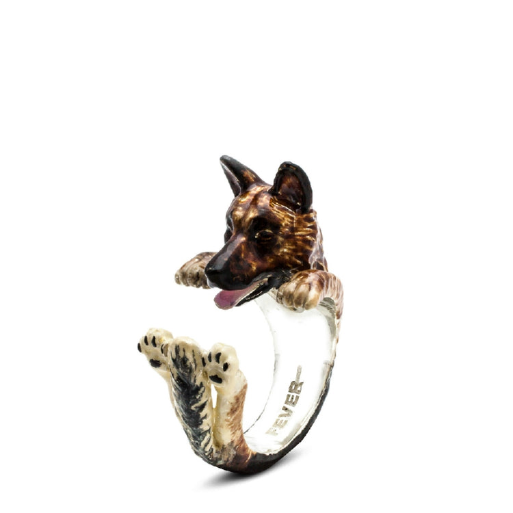 German Shepherd Hug Ring