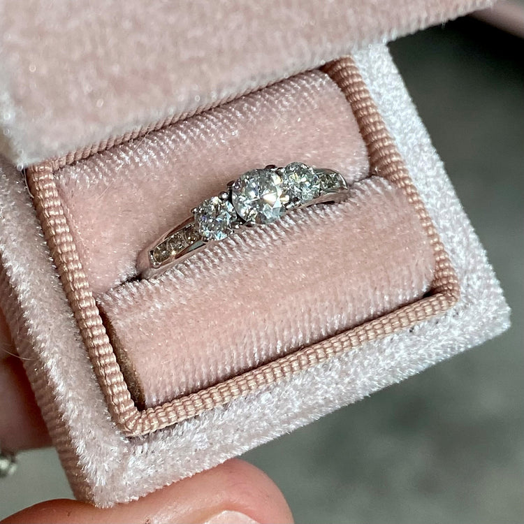 Three Stone Diamond Ring