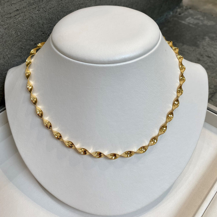 Twisted Herringbone Necklace