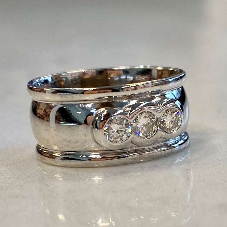Three Stone Diamond Ring