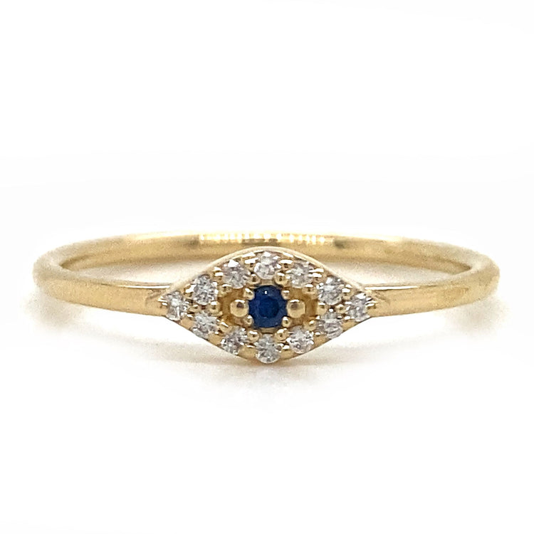 Sapphire & Diamond Ring