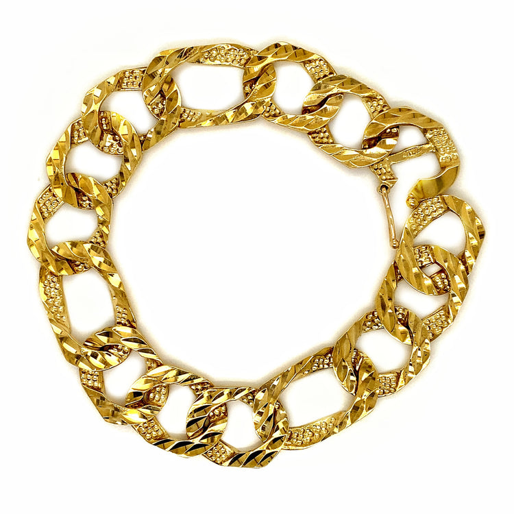 7.75 Inch Reversible Chain Bracelet