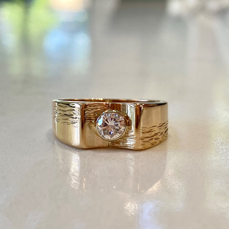 Solitaire Diamond Band