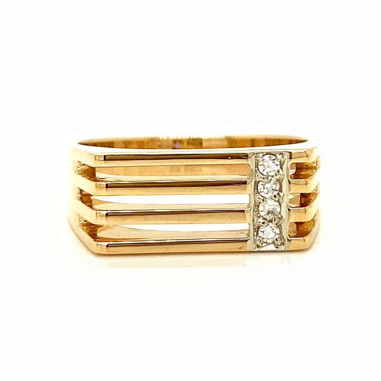 Square Top Diamond Ring