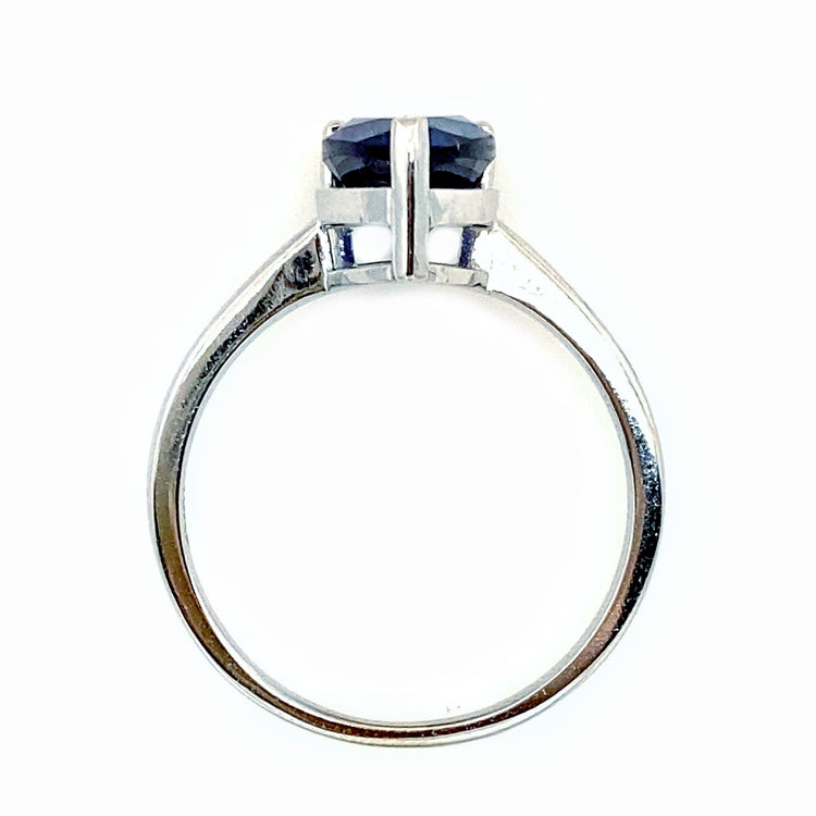 Sapphire & Diamond Wedding Set