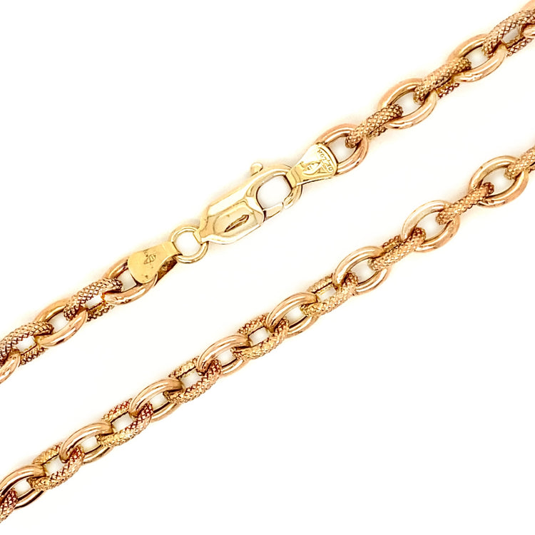 18 Inch Fancy Link Chain