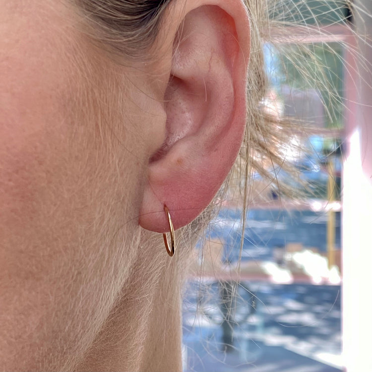 14mm Sleeper Earrings