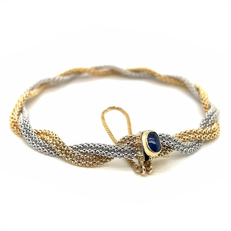 Two Tone Twisted Bracelet