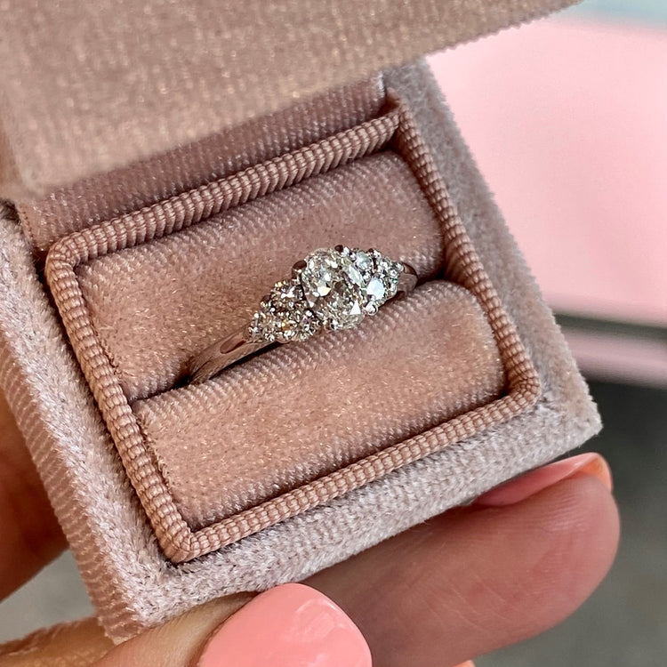 Oval Diamond Ring