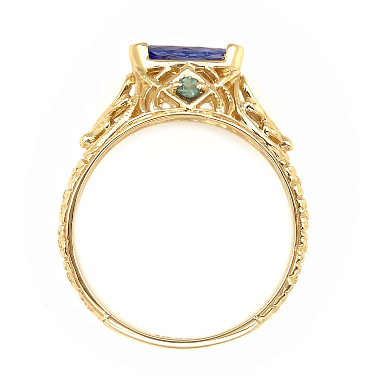 East/West Iolite Ring