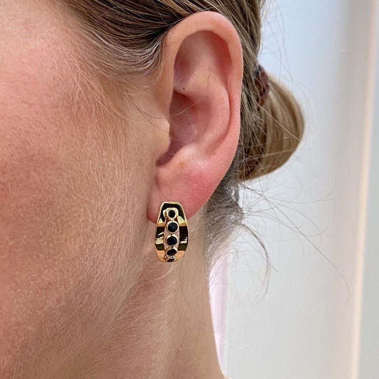 Onyx Drop Earrings