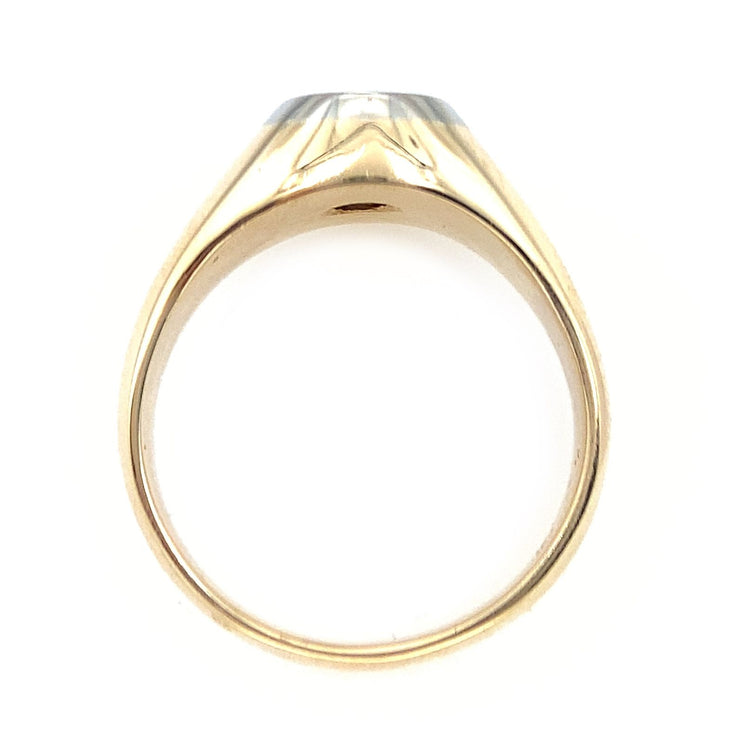 Pear Center Diamond Ring