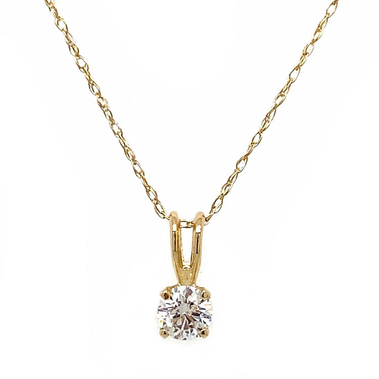 .15CT Diamond Solitaire Neckalce
