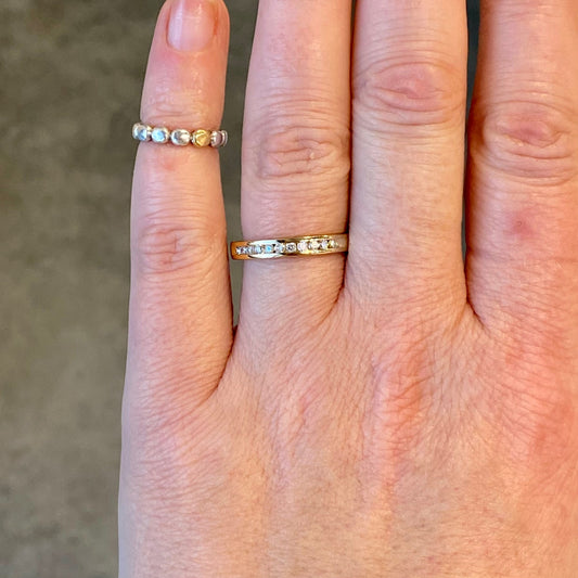 .25TCW Channel Set Yellow Diamond Band