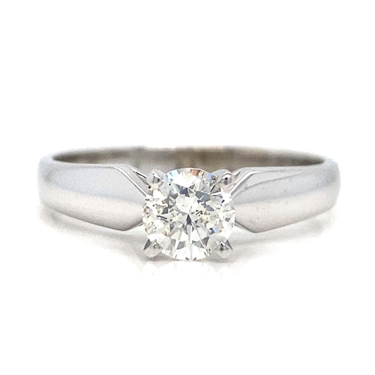 .60CT Tapered Diamond Solitaire Ring