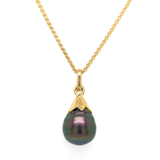 Black Freshwater Pearl Necklace