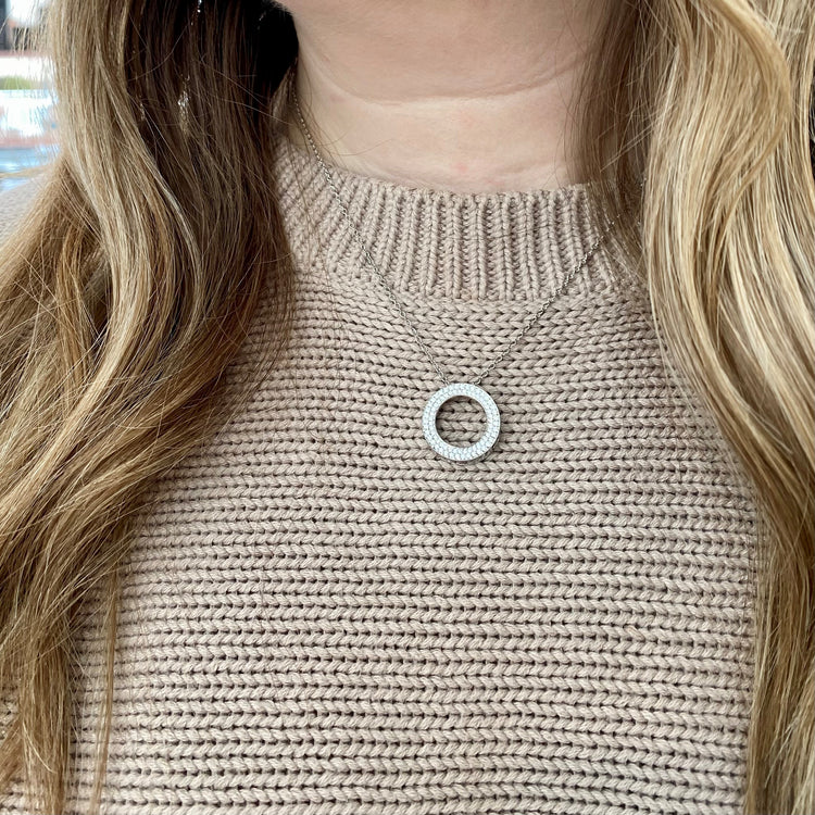 .50TCW Diamond Circle Necklace