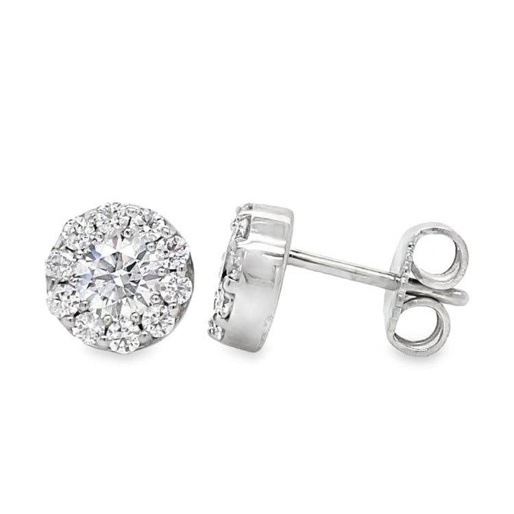 1.00TCW Diamond Earrings by Hearts on Fire