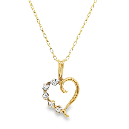 Diamond Accent Heart Necklace