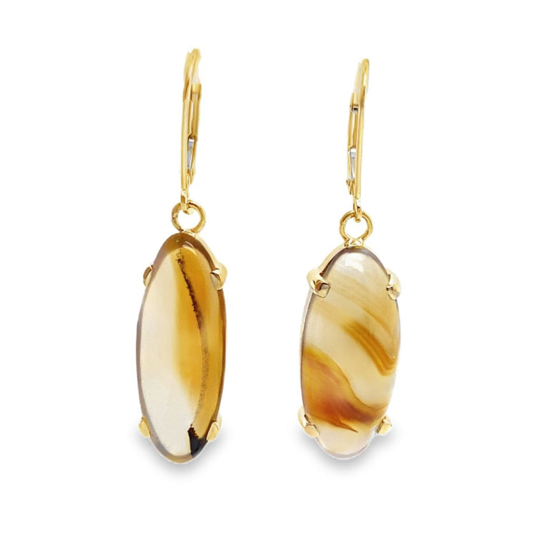 Quartz Drop Earrings