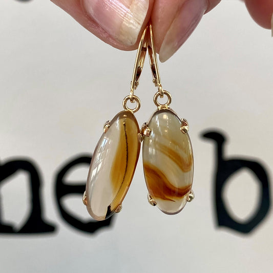 Quartz Drop Earrings