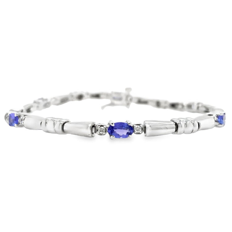 Tanzanite & Diamond Bracelet