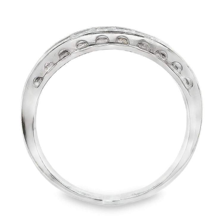 Gold Edge Diamond Band