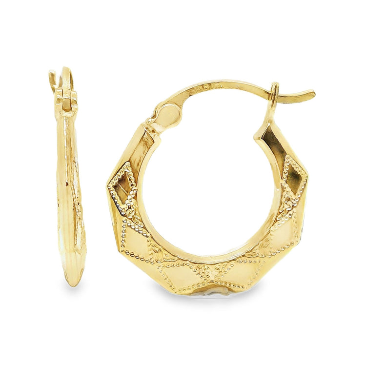 Geometric Hoop Earrings