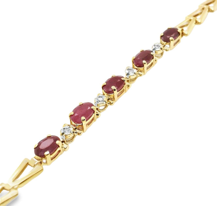 Ruby & Diamond Bracelet