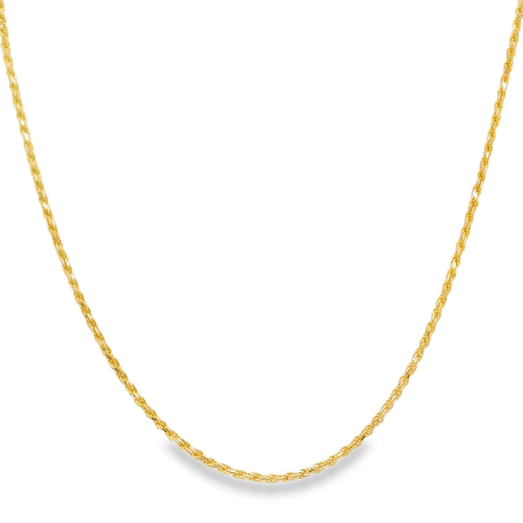 24 Inch Solid Rope Chain